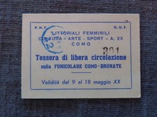 Fascismo guf littoriali usato  Varano Borghi