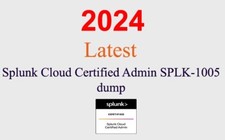 Splunk Cloud Certified Admin SPLK-1005 dump GARANTIDO (atualização de 1 mês), usado comprar usado  Enviando para Brazil