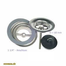 Ablaufventil chrom gummistöps gebraucht kaufen  Neuhaus am Rennweg