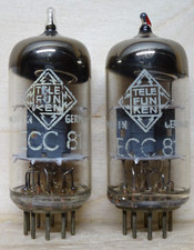 Pair ecc81 telefunken gebraucht kaufen  Weiterstadt