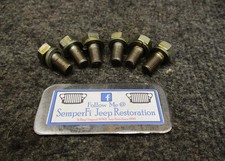 Conjunto original de parafusos de montagem na placa de freio - Ford GPW Willys MB Jeep Segunda Guerra Mundial comprar usado  Enviando para Brazil