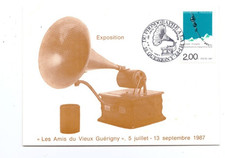 Guerigny phonographe oblitéra d'occasion  Baugy