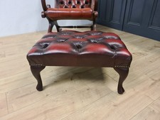 Oxblood leather chesterfield for sale  LLANELLI