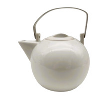Théière porcelaine blanche d'occasion  Saint-Méloir-des-Ondes
