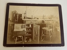 Fotografia antiga de laboratório de ciências P&B, A&M College Auburn, Alabama, 1872-1892 comprar usado  Enviando para Brazil