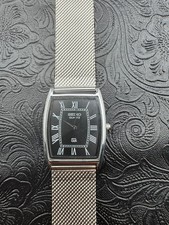 Relógio de pulso masculino vintage Seiko quartzo fino mostrador preto comprar usado Relógio de pulso masculino vintage Seiko quartzo fino mostrador preto comprar usado  Enviando para Brazil