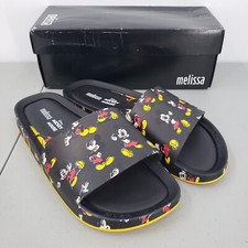 Sandálias de praia Melissa Disney Mickey Mouse Friends III feminina tamanho 9 preta comprar usado  Enviando para Brazil