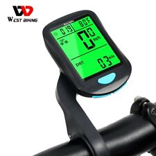 WEST BIKING Bicicleta Computador Sem Fio Bicicleta Impermeável Velocímetro LED Luz de Fundo comprar usado  Enviando para Brazil