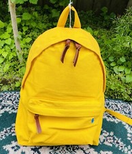 Mochila Polo Ralph Lauren de lona amarela unissex para jovens e adultos. Novo em folha. comprar usado  Enviando para Brazil