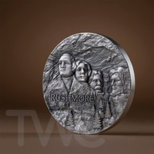Rushmore Pomniki wycięte w skale 2 uncje Antyczne wykończenie Srebrna moneta 10 Cedis Ghana 2024 na sprzedaż Rushmore Pomniki wycięte w skale 2 uncje Antyczne wykończenie Srebrna moneta 10 Cedis Ghana 2024 na sprzedaż  PL