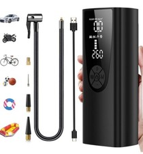 Bomba de ar elétrica com bateria de 150 PSI bomba de ar com medidor de pressão/LED digital, usado comprar usado  Enviando para Brazil