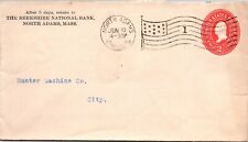 GOLDPATH: PAPELARIA POSTAL DOS EUA 1903 NORTH ADAMS,MA.FLAG,NATL BANK CV675_P23 comprar usado  Enviando para Brazil