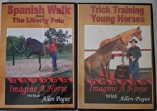 Imagine A Horse: Horse Training  Allen Pogue DVDs Trick Training  Spanish Walk + comprar usado  Enviando para Brazil