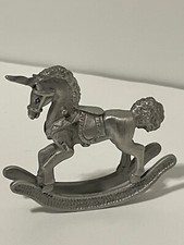 Pewter rocking unicorn for sale  Wheatfield