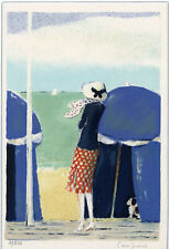 Lithographie elégante deauvil d'occasion Lithographie elégante deauvil d'occasion  Dieppe