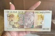 Leonardo vinci banconota usato  Portici