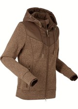 Strickfleecejacke kapuze camel gebraucht kaufen  Kiel