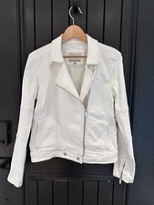 Jaqueta jeans Calvin Klein branca moto tamanho médio comprar usado  Enviando para Brazil