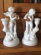 Pair franklin porcelain for sale  HELSTON