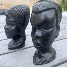 Sculptures visages africain d'occasion  Meaux