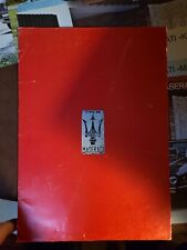 Brochure maserati cartella usato  Italia