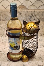 Cat wine bottle for sale  Leominster