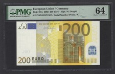União Europeia/Alemanha 200 Euro 2002 P19x Prefixo X Não Circulado Grau 64 comprar usado  Enviando para Brazil