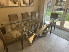 Glass dining table for sale Glass dining table for sale  BEDFORD