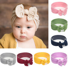 Faixa elástica de cabelo infantil bebê bonito bowknot elástico turbante faixa de cabeça de náilon , usado comprar usado  Enviando para Brazil