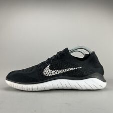 Tênis de corrida Nike Free RN Flyknit 2018 feminino tamanho 10 tênis esportivo preto comprar usado  Enviando para Brazil