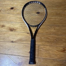 Raquete de tênis Prince Hard preto e branco, tamanho padrão usada, cabo de borracha, usado comprar usado  Enviando para Brazil