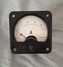 Vintage weston ammeter for sale  SHEFFIELD