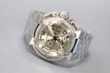 Usado, Imperious X-Wing 46mm relógio suíço cronógrafo quartzo pulseira tom prata/branco comprar usado  Enviando para Brazil
