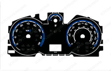 Cartões de mostrador simples Vauxhall Astra H/Zafira B VXR 8 cores medidores comprar usado  Enviando para Brazil