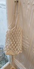 Vintage macrame pot for sale  ACCRINGTON