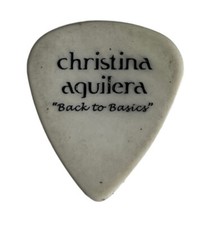 Christina Aguilera Back To Basics Tour Tariqh Akoni palheta de guitarra 2 lados Plectrum comprar usado  Enviando para Brazil