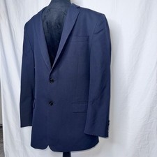 Blazer masculino AUTÊNTICO Versace Collection azul marinho tamanho 52, 100% lã comprar usado  Enviando para Brazil