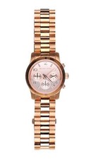 Relógio Michael Kors feminino MK5128 'Runway' folheado a ouro rosa 37 mm 133396 comprar usado  Enviando para Brazil