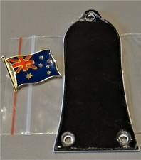  Capa de haste de treliça de guitarra,- (sino mais alto), plástico preto/branco brilhante, frete grátis comprar usado  Enviando para Brazil