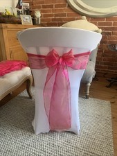 Fuchsia organza chair for sale  COLCHESTER