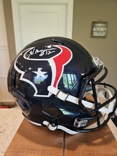 Réplica em tamanho real autografada por Nico Collins Houston Texans capacete de velocidade Radtke, usado comprar usado  Enviando para Brazil