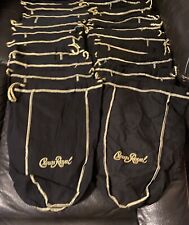 (20) Crown Royal 12” bolsas pretas menos de US$ 4 por bolsa e frete grátis!!, usado comprar usado  Enviando para Brazil
