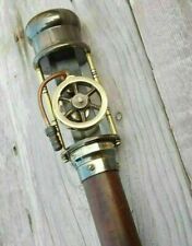 Antigo motor a vapor de latão modelo steampunk vintage bengala de madeira comprar usado  Enviando para Brazil