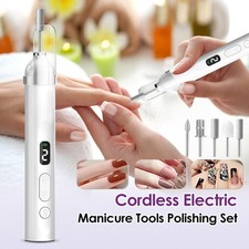 1 conjunto de furadeira elétrica para unhas manicure pedicure tampão portátil para lixa de unhas  comprar usado  Enviando para Brazil