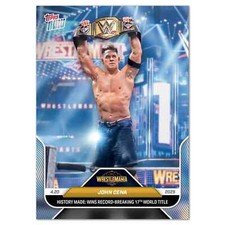 John Cena - WWE Topps NOW® 2025 - Rekordowy 17. tytuł świata - Karta #46 na sprzedaż  Wysyłka do Poland