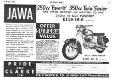 1965 advert jawa for sale  SIDCUP