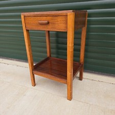 Mesita de noche vintage de los años 50/60 del Ministerio del Aire Waring y Gillow cajón individual segunda mano  Embacar hacia Mexico