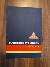 Werbeheft lohmann werke gebraucht kaufen  Wolfsburg