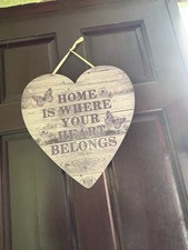 Heart shaped wooden for sale  BLACKPOOL