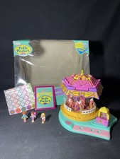 VINTAGE POLLY POCKET 1996 SPIN PRETTY CARROSSEL - CAIXA 100% COMPLETA E ORIGINAL  comprar usado  Enviando para Brazil